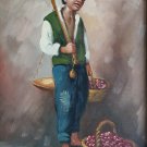 Vintage & Rare NAPOLITANO Mid 20th Century Naples, Italy Original Oil Painting Vintage & Rare NAPOLITANO Mid 20th Century Naples, Italy Original Oil Painting