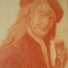 RARE SIGNED W.G.D 1788 18TH CENTURY AMERICAN EUROPEAN MAN PORTRAIT ART ANTIQUE