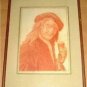 RARE SIGNED W.G.D 1788 18TH CENTURY AMERICAN EUROPEAN MAN PORTRAIT ART ANTIQUE