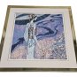 1988 Framed & Signed Ting Shao Kuang CHERRY BLOSSOM 17/275 Serigraph Art Print