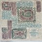 Rare Original Zimbabwe African Art Textile Batik Sankofa Print Painting Africa