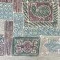 Rare Original Zimbabwe African Art Textile Batik Sankofa Print Painting Africa