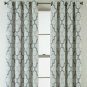 (1) JCPenney Home Casey Jacquard IMPERIAL TEAL 7313191 Grommet Curtain 50 X 84