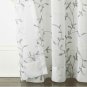 Linden Street Brooke WHITE GRAY Embroidered Sheer Grommet Curtain 50x84 JCPENNEY