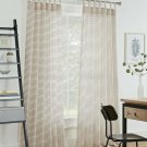 (1) Linden Street BELHAVEN Sierra Brown Rust Orange 3-WAYS Tab Top Curtain 50x84