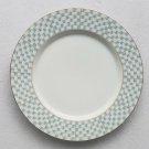 (1) Studio Nova Art Works L9129 BASKETRY Gold China Dinner Plate MIKASA Japan