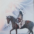 Hand Signed BILL RABBIT - Before the Storm - Framed Art Poster Print 14 by 11 Hand Signed BILL RABBIT - Before the Storm - Framed Art Poster Print 14 by 11