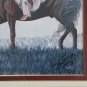 Hand Signed BILL RABBIT - Before the Storm - Framed Art Poster Print 14 by 11