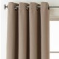 (1) JCPenney JCP Home Wallace DARK MOCHA BROWN Blackout Grommet Curtain 50x84