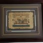 Signed ADEL The Sun Boat Feminine Goddess Ritual Egypt  Papyrus Art Painting
