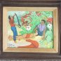 2000 Rare Original LAFORTUNE FELIX Naif Folk Art Vodou Haitian Oil Painting