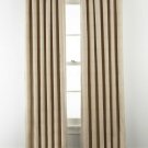 (1) Linden Street Naturals GRAYSON Sierra Brown - 3 Way Tab Curtain Panel 50x84