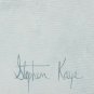 Signed Stephen Kaye - Soaring Bird in Flight Original Art Large Framed Painting