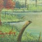 Rare Original Rony Millien Tranquillity in the Countryside Haitian Art Painting