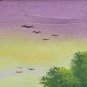 Rare Original Rony Millien Tranquillity in the Countryside Haitian Art Painting