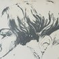 Signed Mother & Child 94/150 Vintage Lithograph Print Israeli Artist Moshe Gat