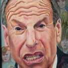 Haunting Filner - David Wiemers Original Art Painting San Diego Mayor Bob Filner