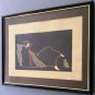 Rare Hand Signed Jorge Acevedo Rafael GOLDEN CAT Large Artist Proof Print