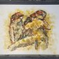 Rare & Signed Calvin Waller Burnett - Two Nude Women - Love Scene Art Painting