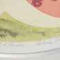 Signed MIHARU LANE Red Mirror 47/150 Japanese Women Series Serigraph Art Print