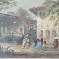 2 JOHN CARNE FRAMED PRINTS HOUSE OF GIRGIUS ADEEB, ANTIOCH ANTAKYA TURKEY 1836