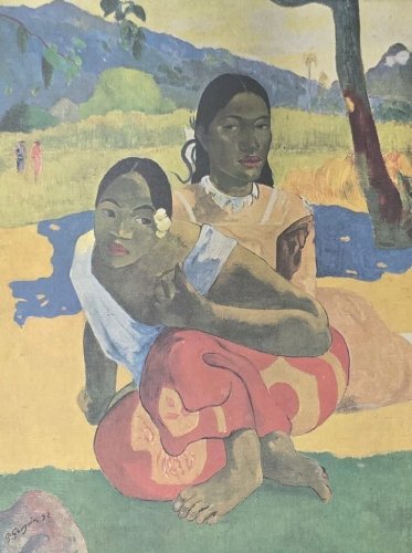 1892 Paul Gauguin - When will you Marry Me? - Vintage Art Print Nafea Faa Ipoipo
