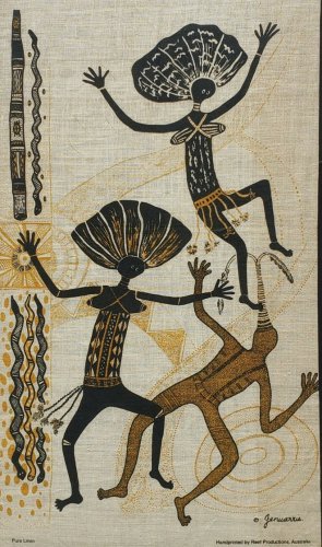 RARE Aboriginal Rock Art - Jenuarrie Judith Warrie - AUSTRALIA Reef Productions