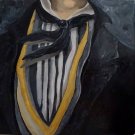 Original Michael Ford - Whisked Away - Painting on Canvas U.S. Presidents Series