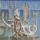 1989 Framed & Signed LU HONG - Rhyme of the Sea - 79/300 Serigraph Art Print