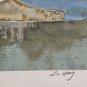 1989 Framed & Signed LU HONG - Rhyme of the Sea - 79/300 Serigraph Art Print