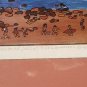 Signed Gilberto Grimaldi Mexican Beach Puerta Vallarta Mexico Naif Art Poster