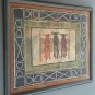 Signed Jira Rare & Original African Art Textile Painting Capetown, South Africa