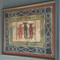 Signed Jira Rare & Original African Art Textile Painting Capetown, South Africa