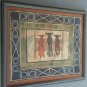 Signed Jira Rare & Original African Art Textile Painting Capetown, South Africa
