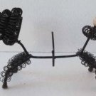Original Handmade & Designed One-of-a-Kind Abstract Metal, Steel, Wire Poodle Do Original Handmade & Designed One-of-a-Kind Abstract Metal, Steel, Wire Poodle Do