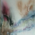 1986 Signed Gloria Allison Large Cuban Abstract Artist Original Painting Florida