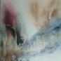 1986 Signed Gloria Allison Large Cuban Abstract Artist Original Painting Florida