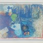 Hand Signed 1971 Shraga Weil SPRING Safrai Gallery Artist Proof Serigraph Print