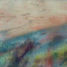 Rare Hand Signed Aldo Abir Mixed Media Art Painting URUGUAY South America