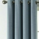 (1) JC PENNEY JCP HOME Holland Linen BLUE 100% BLACKOUT Grommet 50 x 84 Curtain
