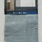 (1) JC PENNEY JCP HOME Holland Linen BLUE 100% BLACKOUT Grommet 50 x 84 Curtain