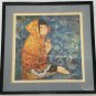 SIGNED GABRIEL PORTOLES YOUNG WOMAN 51/200 LITHOGRAPH ORIGINAL FRAMED ART PRINT