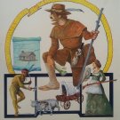 Hand Signed William (Bill) Convery Western Americana Historical Illustrative Art