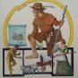 Hand Signed William (Bill) Convery Western Americana Historical Illustrative Art