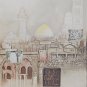 1982 Signed Mikulas Kravjansky "Jerusalem City of Gold"  148/190 Intagilo Print