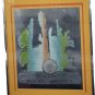 MARILYN SICA Good Years..  FOIL EMBOSSED JUDAICA ART MIXED MEDIA ARTIST PROOF