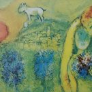 MARC CHAGALL - THE LOVERS FROM VENICE - Vintage Portal Publications Art Print