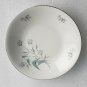 (4) Royal Heiden RHE3 Coupe Soup Bowls Aqua & Gray Flowers Bavaria Germany China