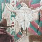 Rare Original Signed R. Atkins Southwestern Pueblo Indian Textured Art Painting