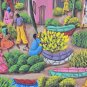 Signed L.Y. Alaby Haitian Countryside Landscape Painting Original Naif Art Haiti